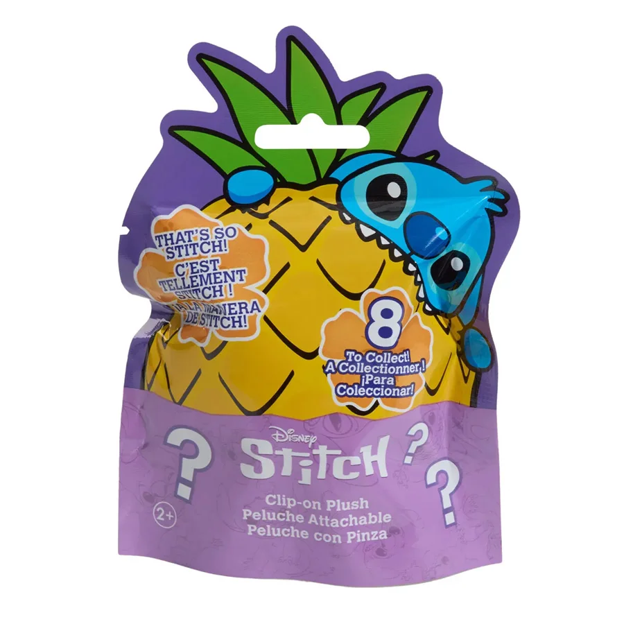 Disney Stitch movie, Plys m clip-on 9 cm ass