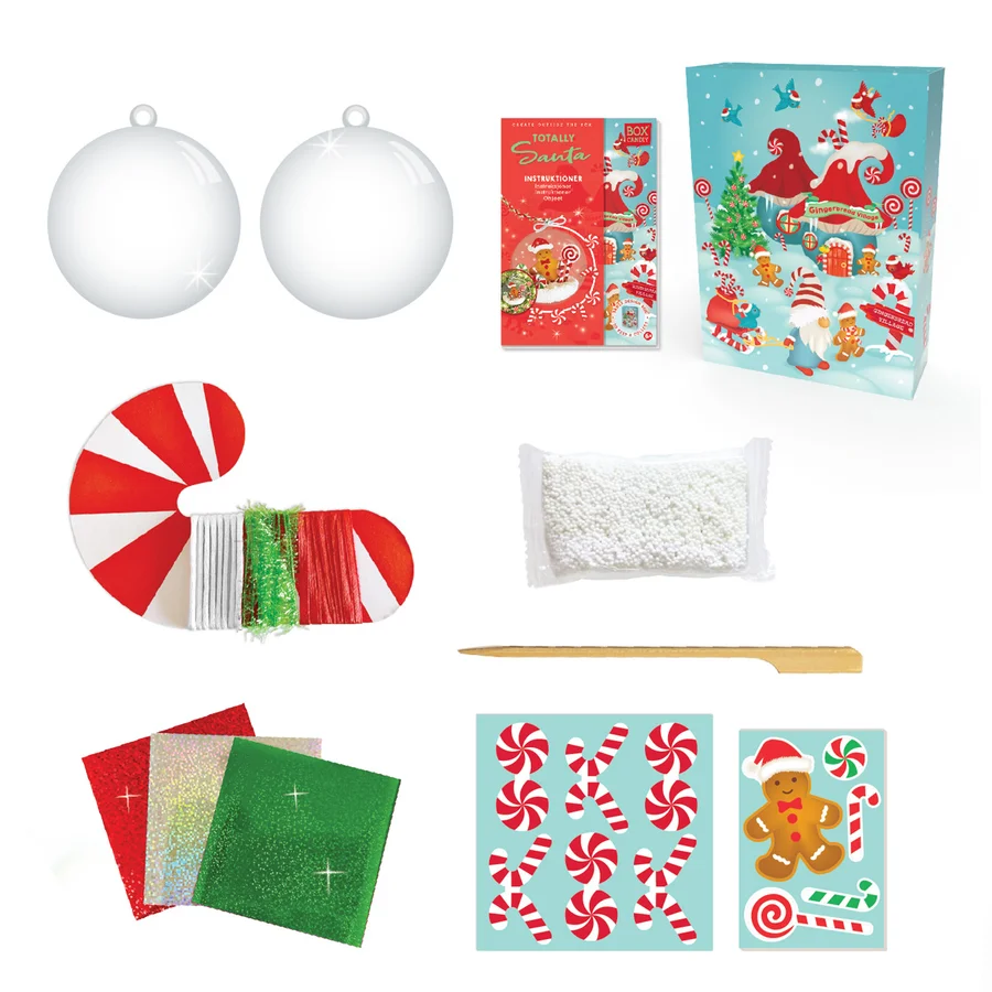 Box Candiy Honigkuchen-Deko, totally santa