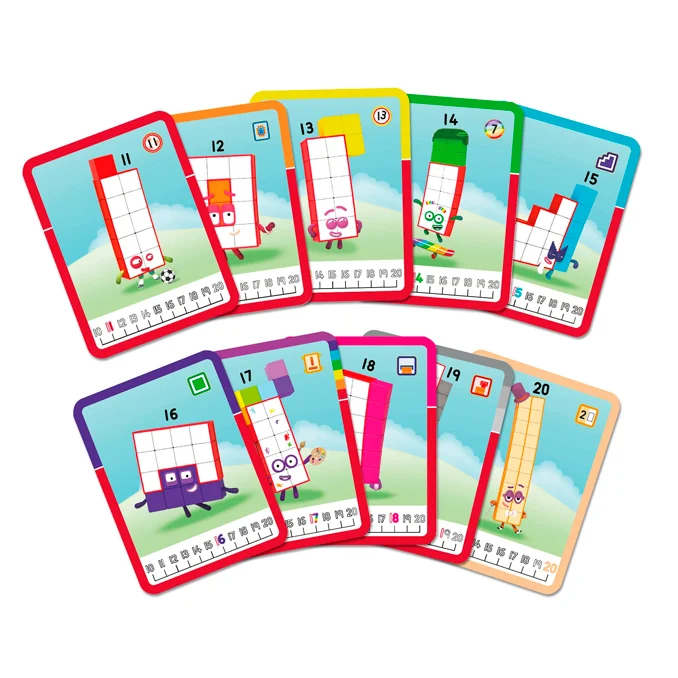 MathLink Cubes, Numberblocks - Aktivitätsset mit den Zahlen 11-20