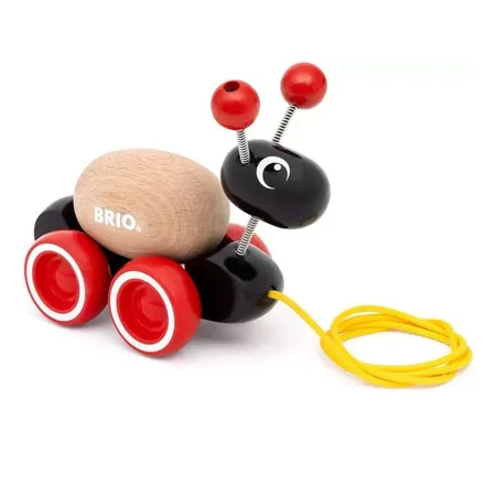 BRIO Nachzieh-Ameise - Holzspielzeug für Kinder ab 12 Monaten