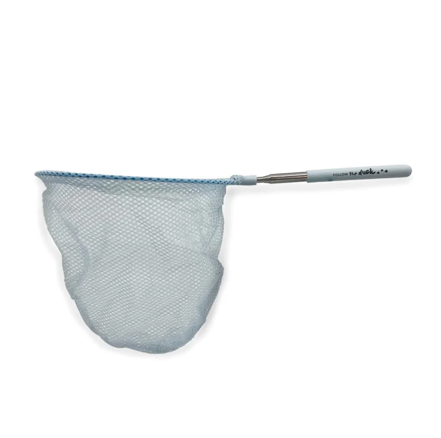 Teleskop-Kescher, hellblau