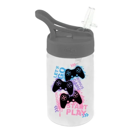 Trinkflasche 0,35 L Gaming pink Thirsty, Tinka