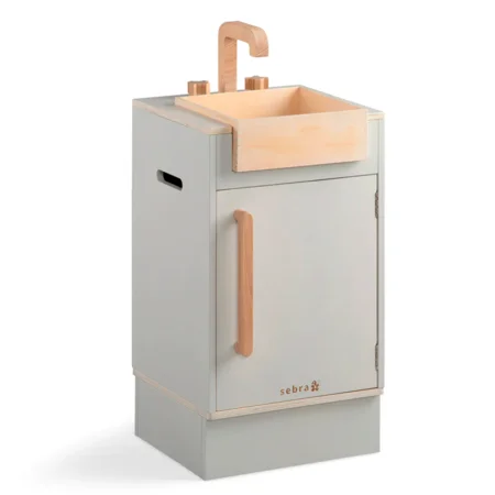 Sebra KIDchen vaskeskab i træ. beige