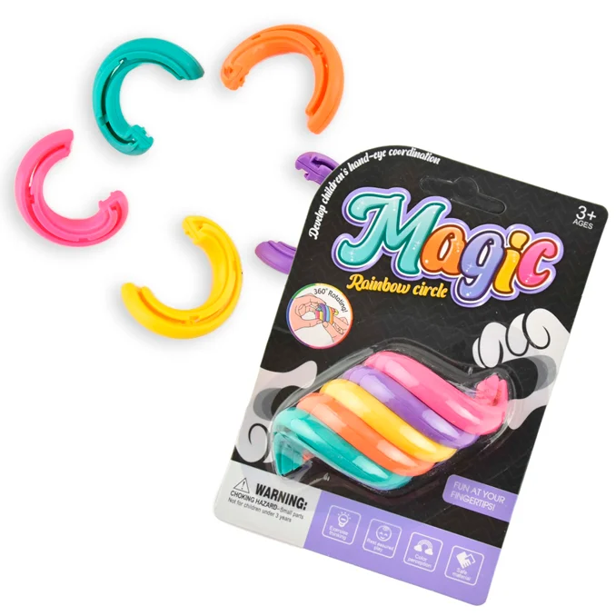 Fidget legetøj, Magisk regnbue cirkel