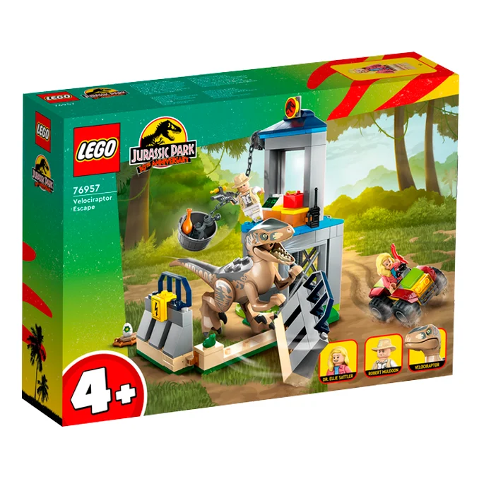 LEGO® JURASSIC PARK Velociraptor-flugt