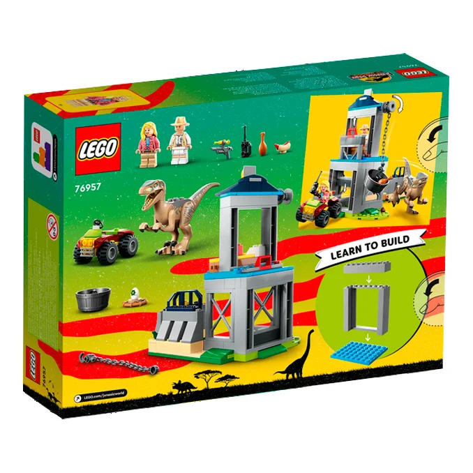 LEGO® JURASSIC PARK Velociraptor-flugt
