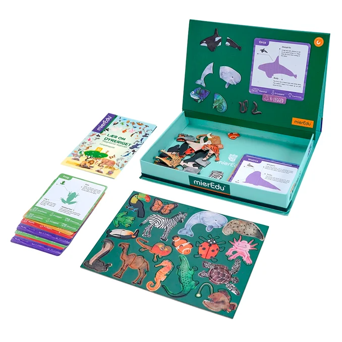MierEdu magnetisk legesæt, lær om dyreriget