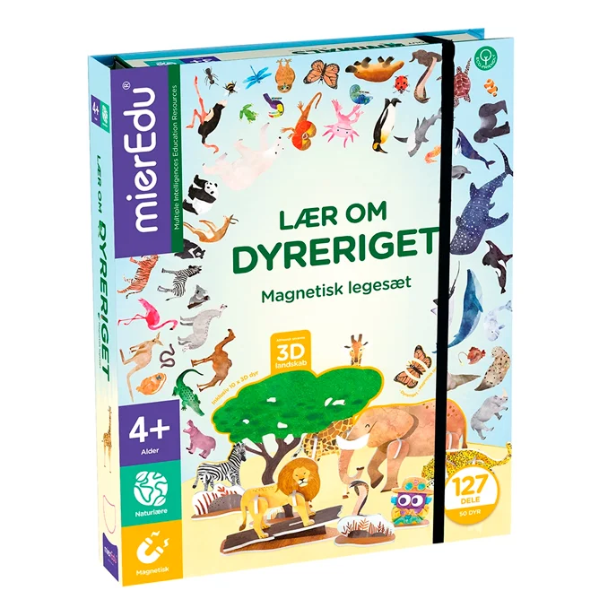 MierEdu magnetisk legesæt, lær om dyreriget