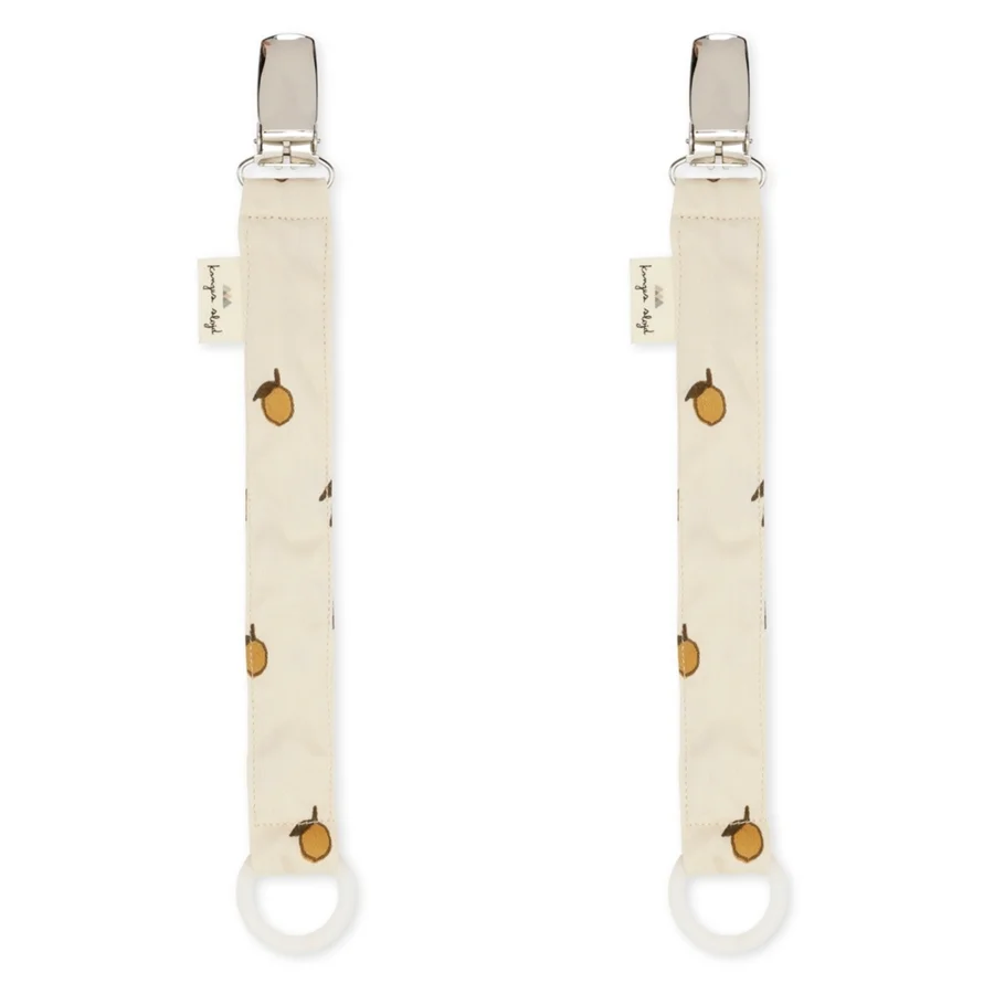 Konges Sløjd 2pak suttesnor, lemon