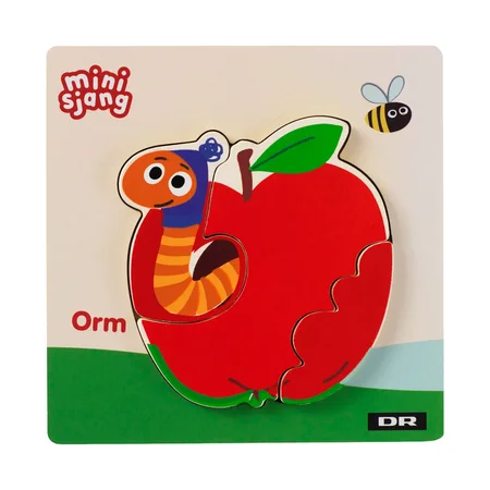 DR Træpuslespil 3 Brikker, Orm