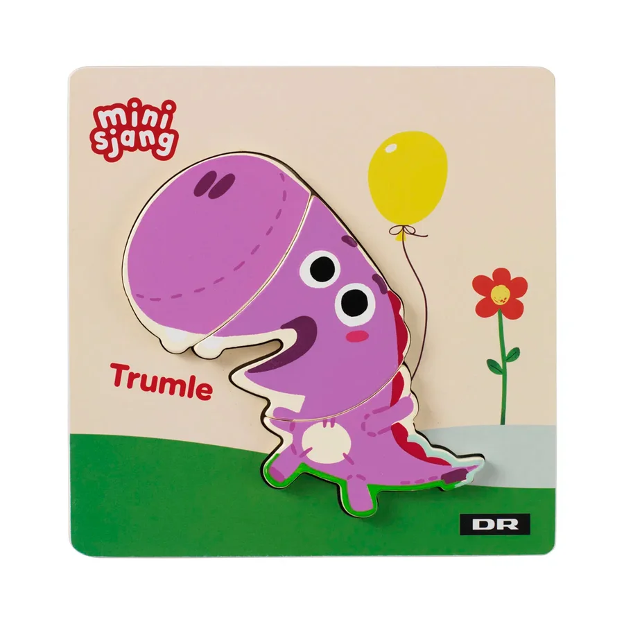 DR Træpuslespil 3 Brikker, Trumle