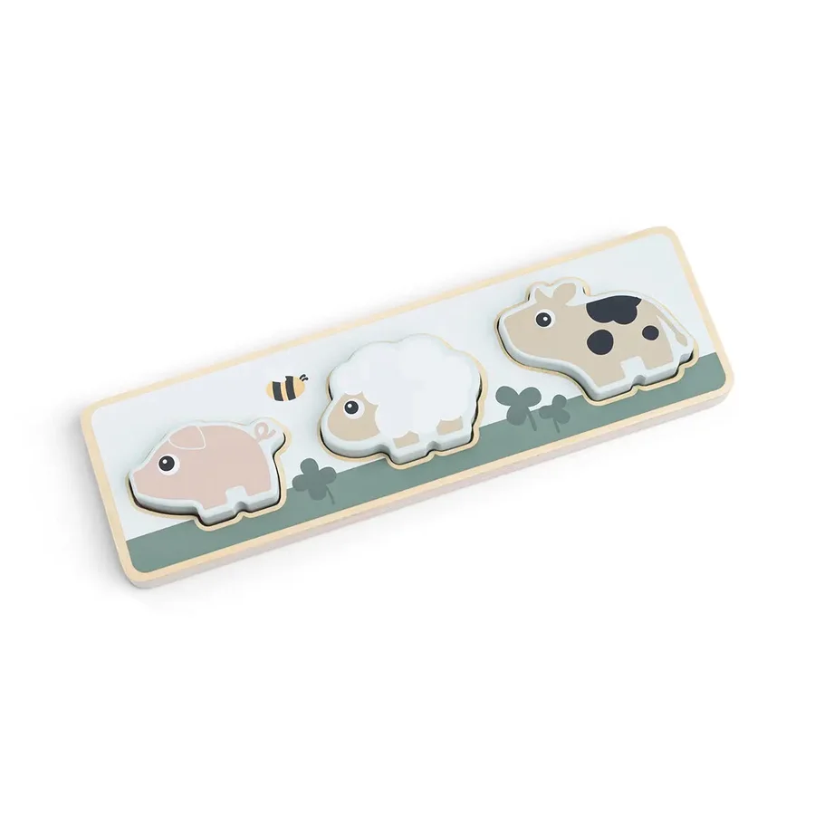 Done by Deer Pfeifen- und Fohlenpuzzle, kleiner Bauernhof