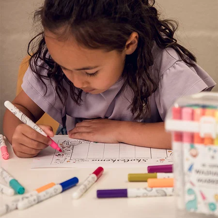 Børnenes Kartel x Kleines Karussell 48 Super Washable Markers