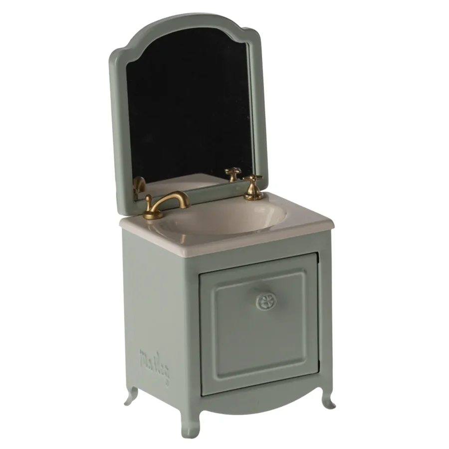 Maileg Kommode med vask til mus - mint