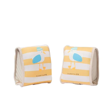Sunnylife badevinger, havmågen Sid - mustard stripe