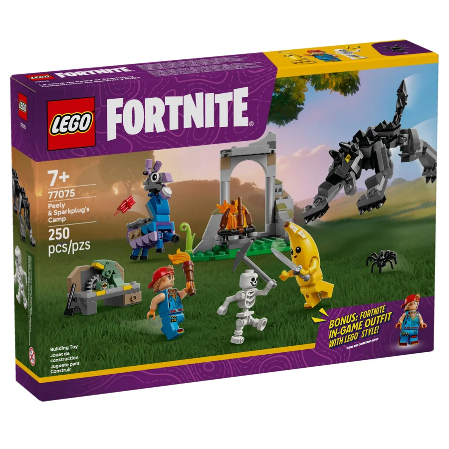 LEGO® Fortnite®, Peely Og Sparkplugs Lejr