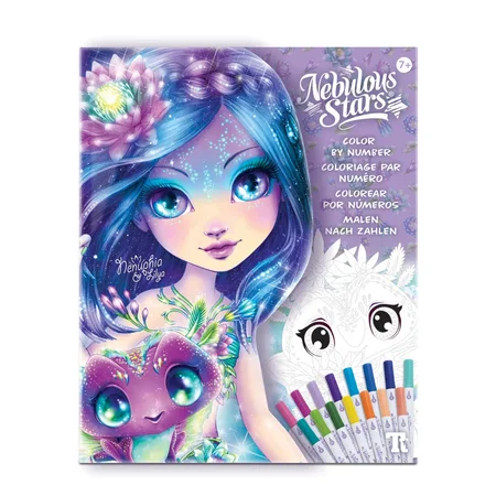 Nebulous Stars color-by-number book set, Nenuphia