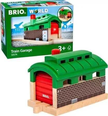 BRIO World Lokschuppen mit Rolltor
