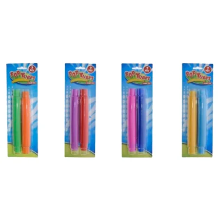 Pop Tubes 2 stk, asst farver