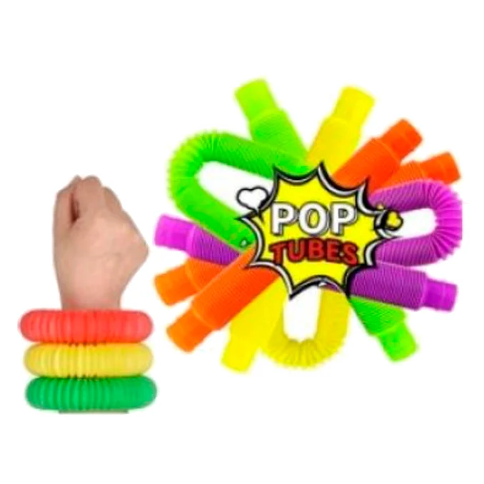 Pop Tubes 2 stk, asst farver