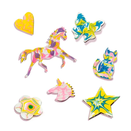 SES Creative, Mal mit Marmorfarben - Tiere