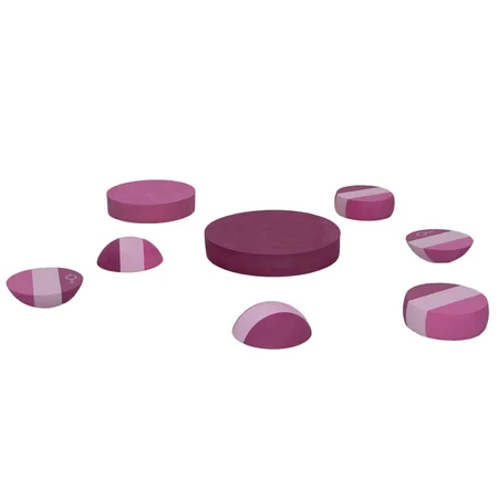 bObles blandede tumlesten, rose