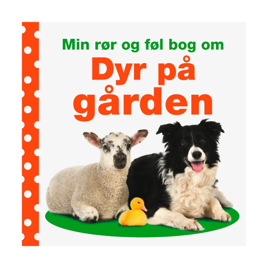 Min rør og føle bog om Dyr på gården