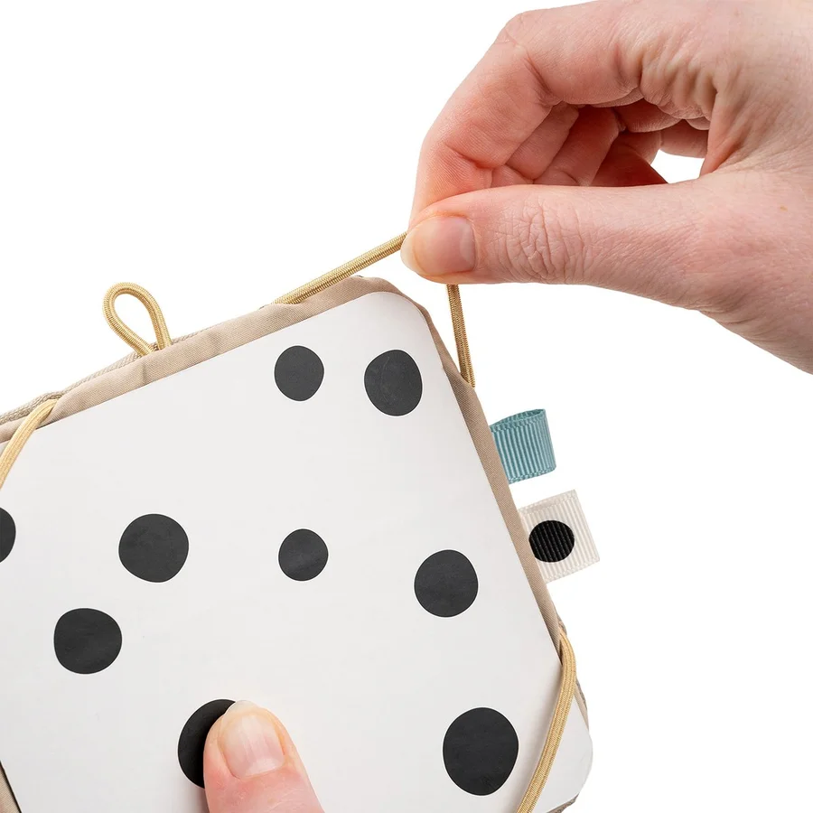 Done by Deer Baby contrast kort holder, Deer friends sand