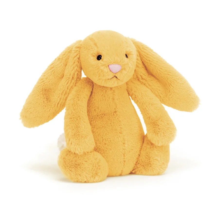 Jellycat bashful kanin, Sunshine - 18 cm