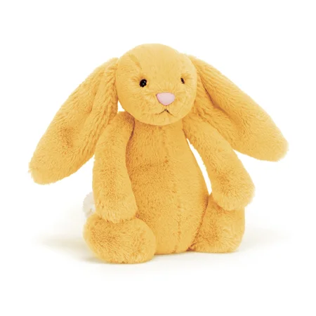 Jellycat bashful kanin, Sunshine - 18 cm