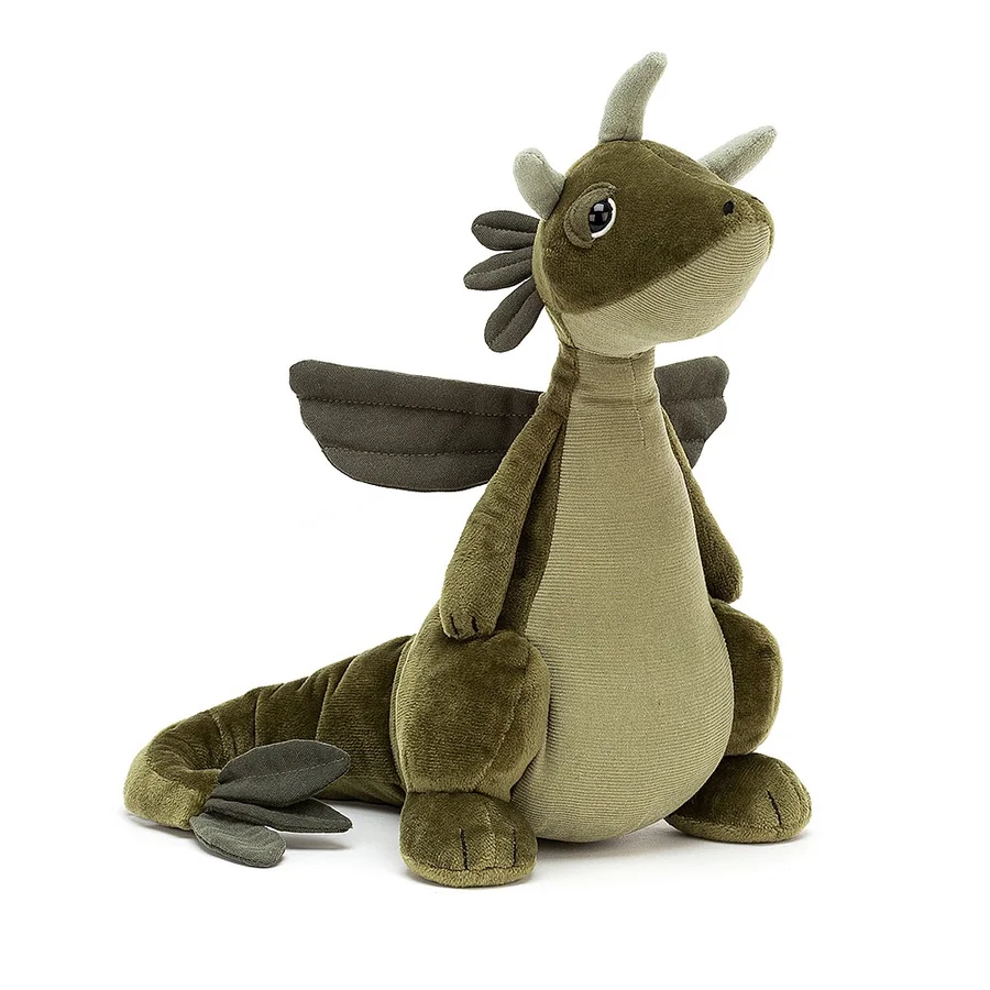 Jellycat Drage Olive, 25 cm