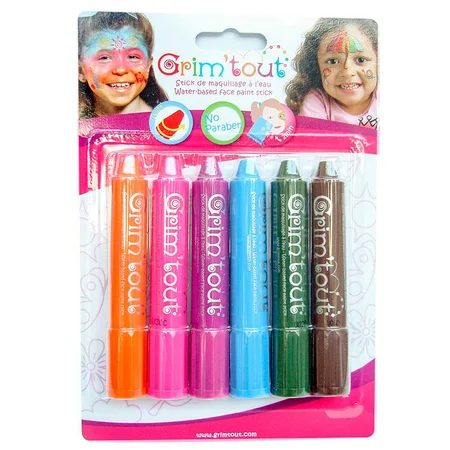 Grim Tout Gesichtsfarbe, 6 Stück