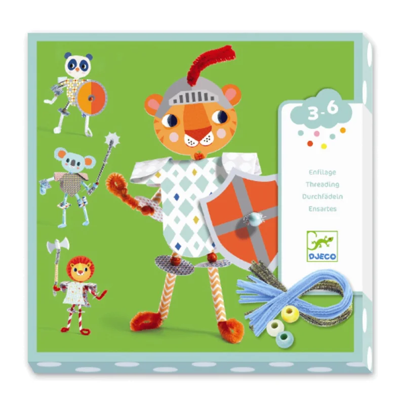 Djeco kreativ æske, Piberenser dyr - Ridder