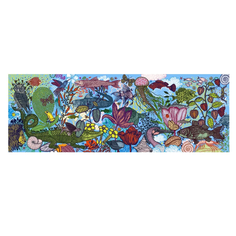 Djeco galleri puslespil, Land og hav - 1000 brikker