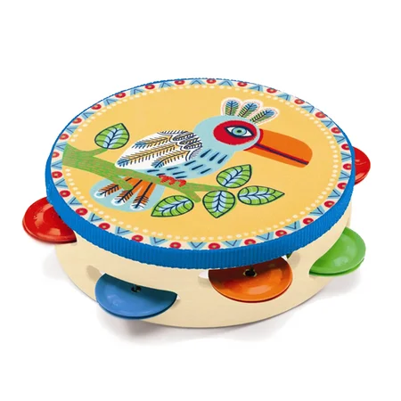 Djeco musikinstrument, tamburin