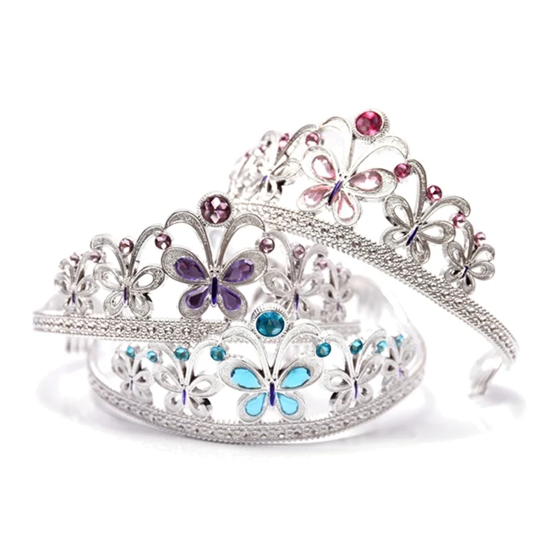 Prinsesse diadem med sommerfugl