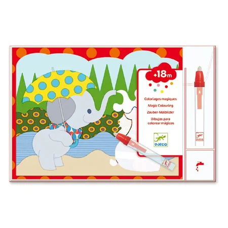 Djeco magisk farvelægning, Skjult udenfor