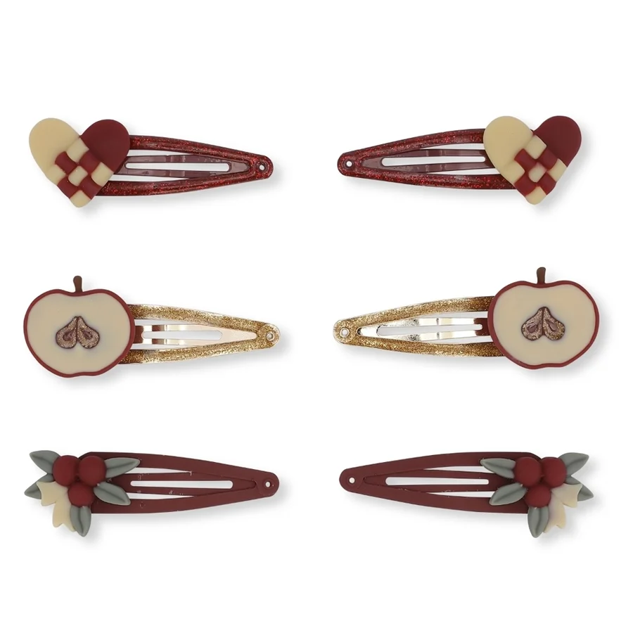 Konges Sløjd 3-pak hårclips, Christmas