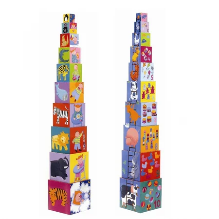 Djeco Stapelblöcke, Strickleiter