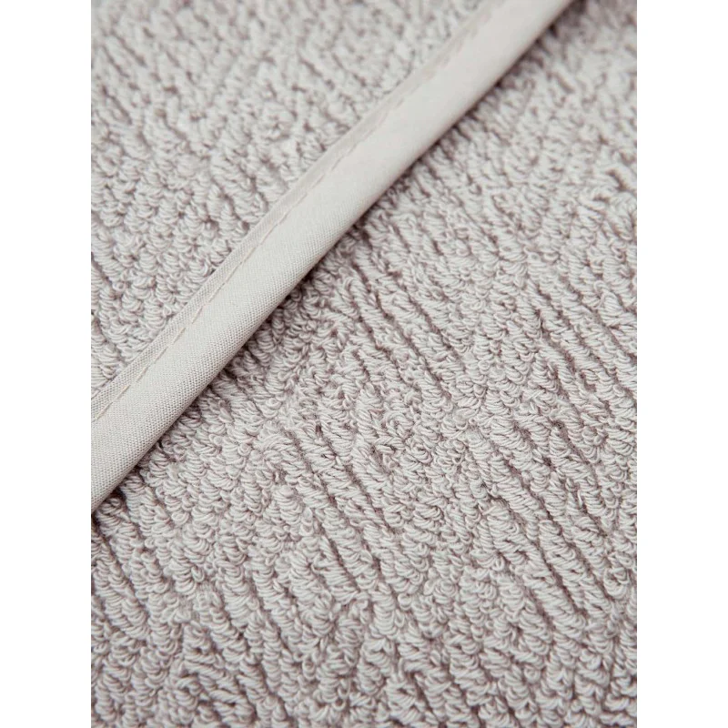 FILIBABBA stort badehåndklæde med hætte, Aztec varm grå