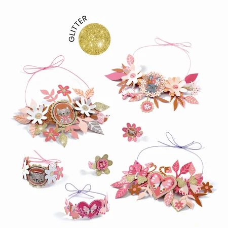 Djeco DIY æske, Smykker - Medaljoner