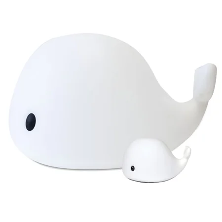 Filibabba Hvalen Christian lampe med LED, stor