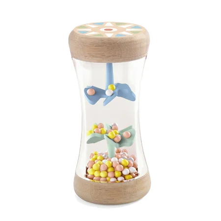 Djeco Baby-Rassel Kleiner Regenmacher aus Holz