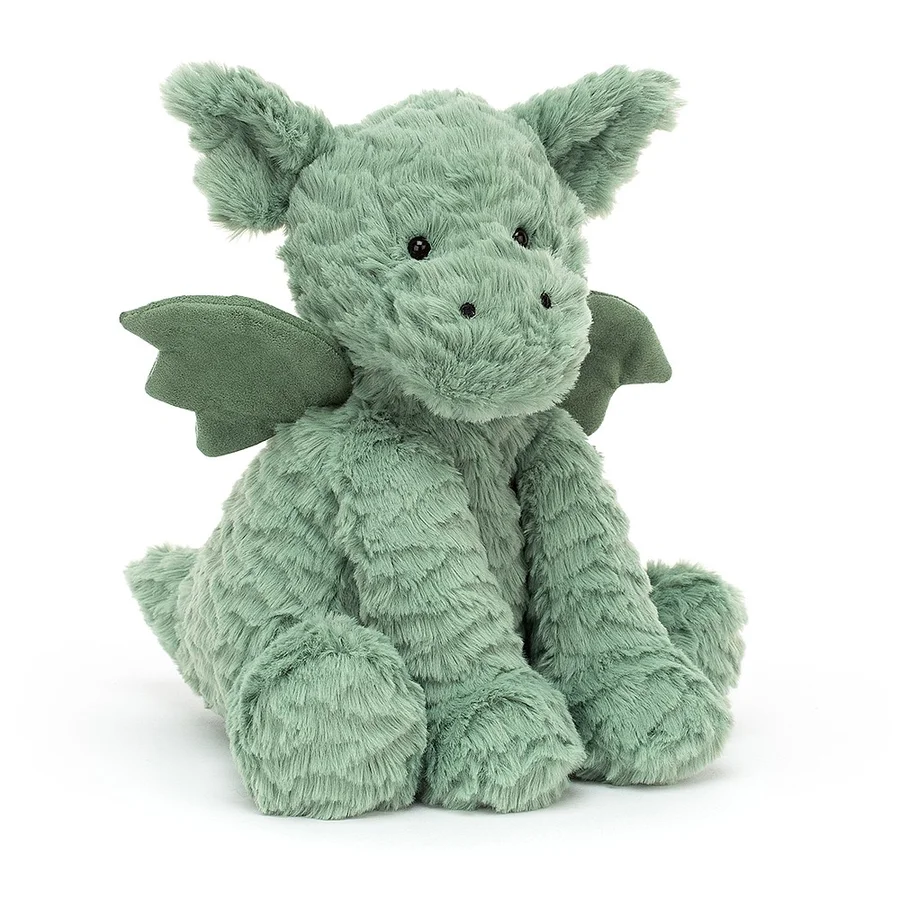 Jellycat bamse, Fuddlewuddle Drage - 23 cm