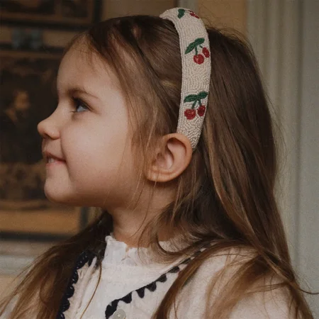 Konges Sløjd Perlen-Haarreifen, Cherry