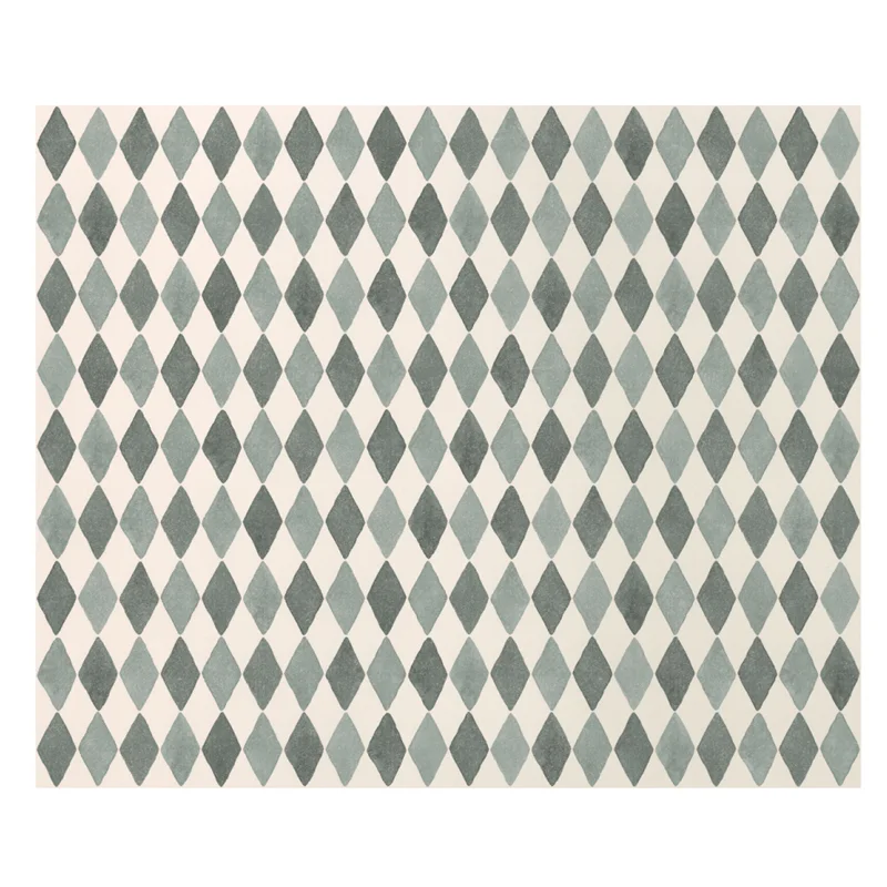 Maileg gavepapir 10 mtr, Harlekin blå