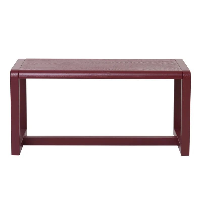 Ferm Living børnebænk, Little Architect - bordeaux