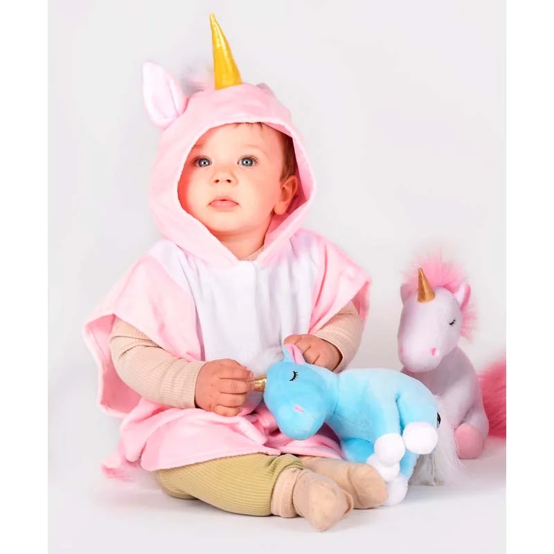 Enhjørning kappe rosa, 92-110