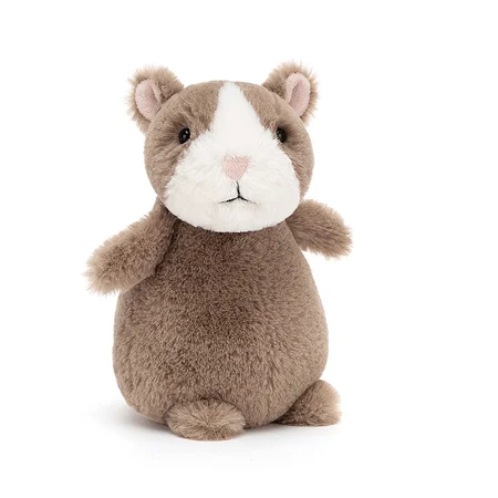 Jellycat bamse, Happy Hamster Muskat - 15 cm