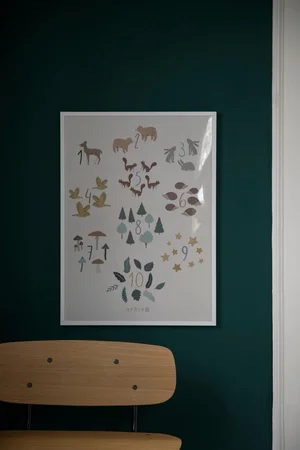 Sebra plakat, tal 1-10, Nightfall